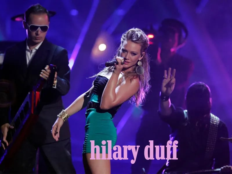 Hilary Duff, La Roux & Jade LeMac 2