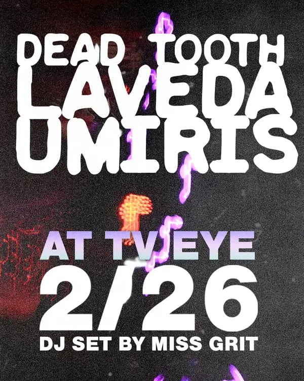 Dead Tooth, Laveda, Umris, DJ Miss Grit 1