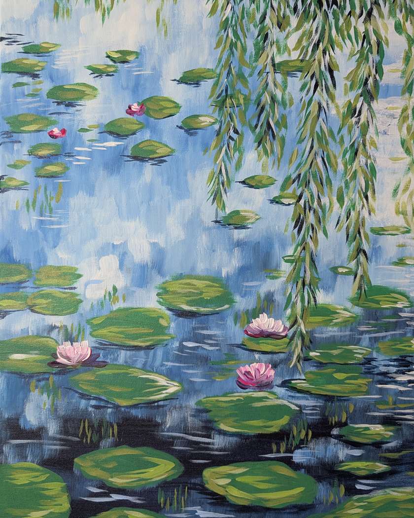 Monet Inspired Lilies 1