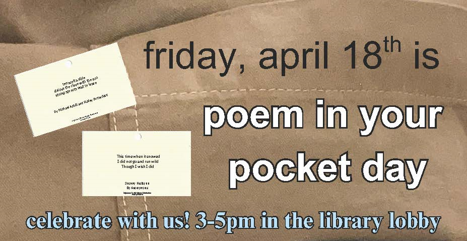 Annual Poem in Your Pocket Celebration 1
