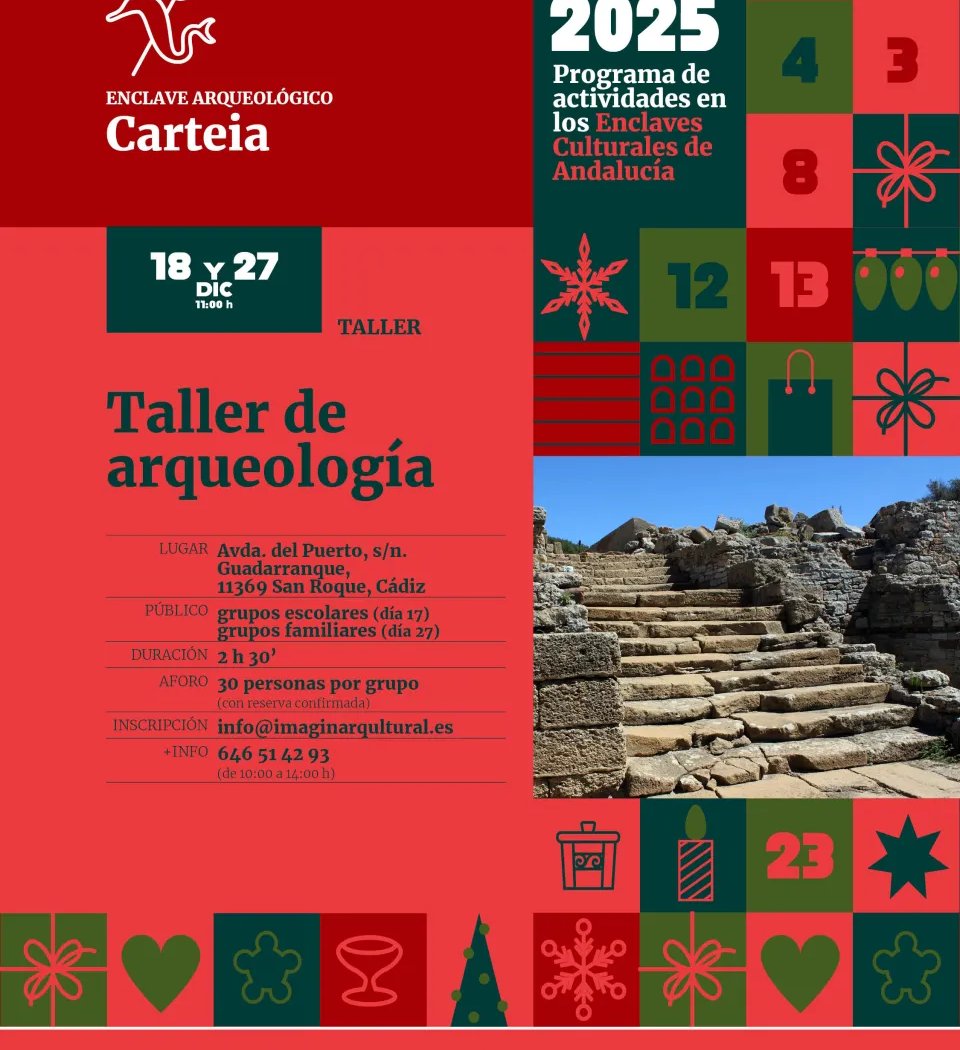 Visita guiada especializada y Taller de Arqueología 1