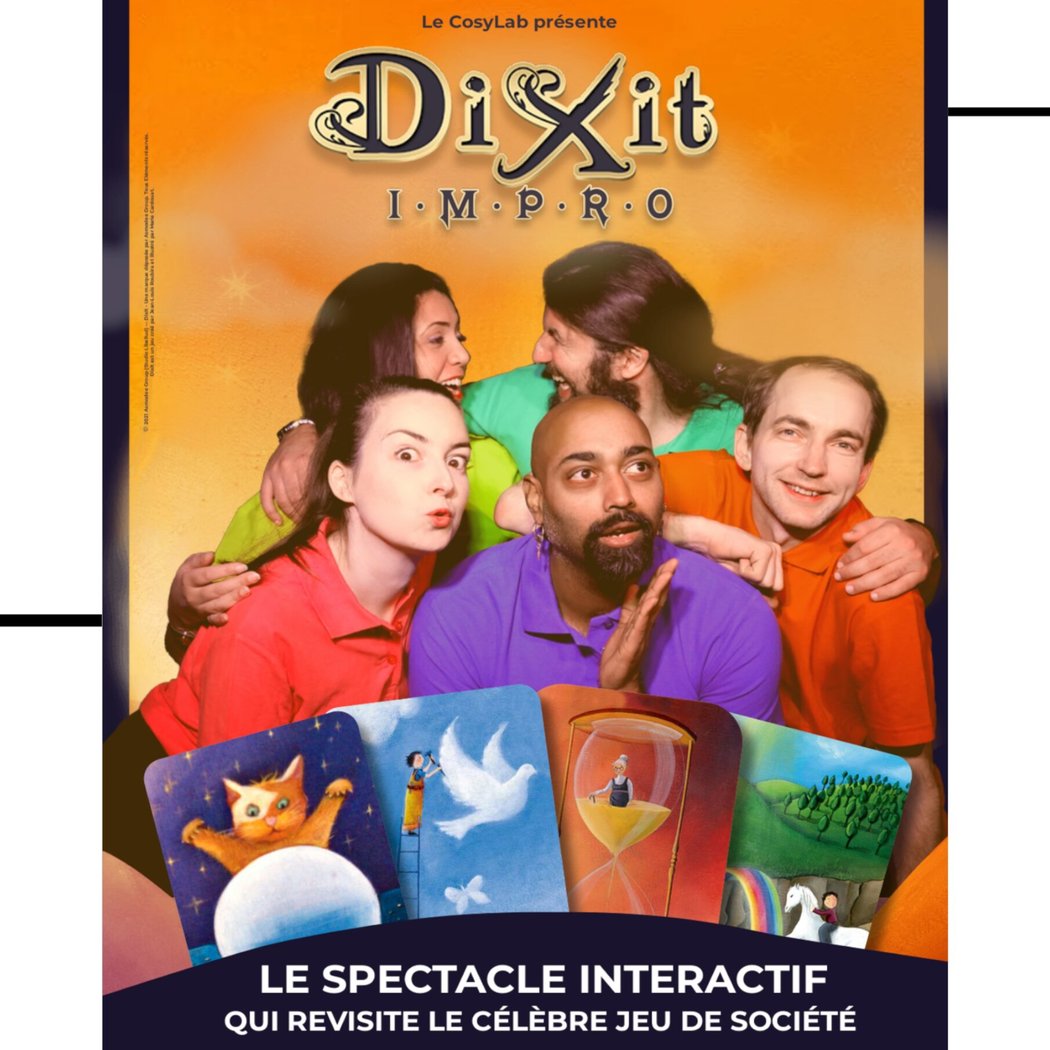 Dixit Impro: Le jeu devient spectacle 1