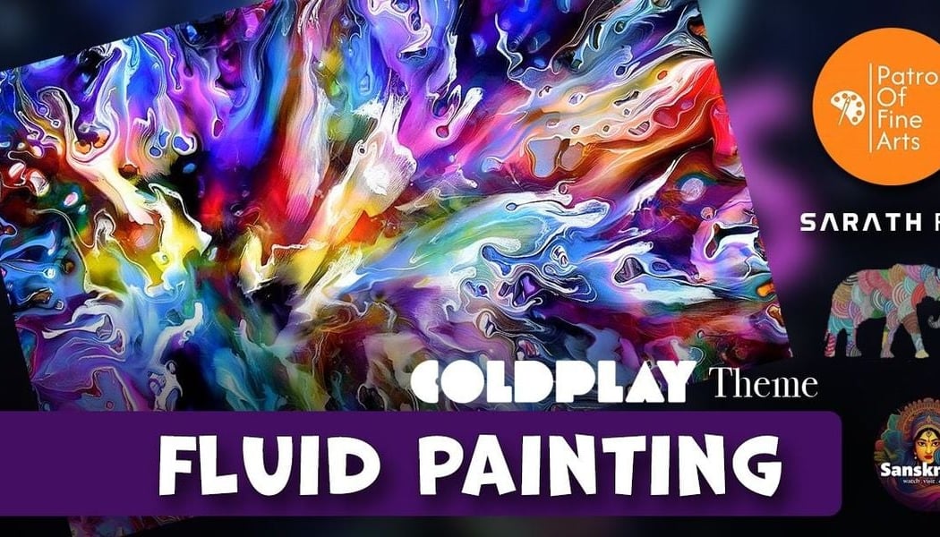 Coldplay Theme: Fluid Painting 1