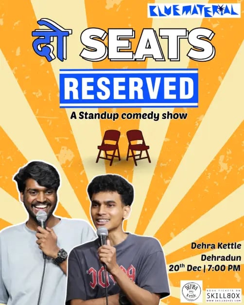 Do Seats Reserved - A Standup Comedy Show 1