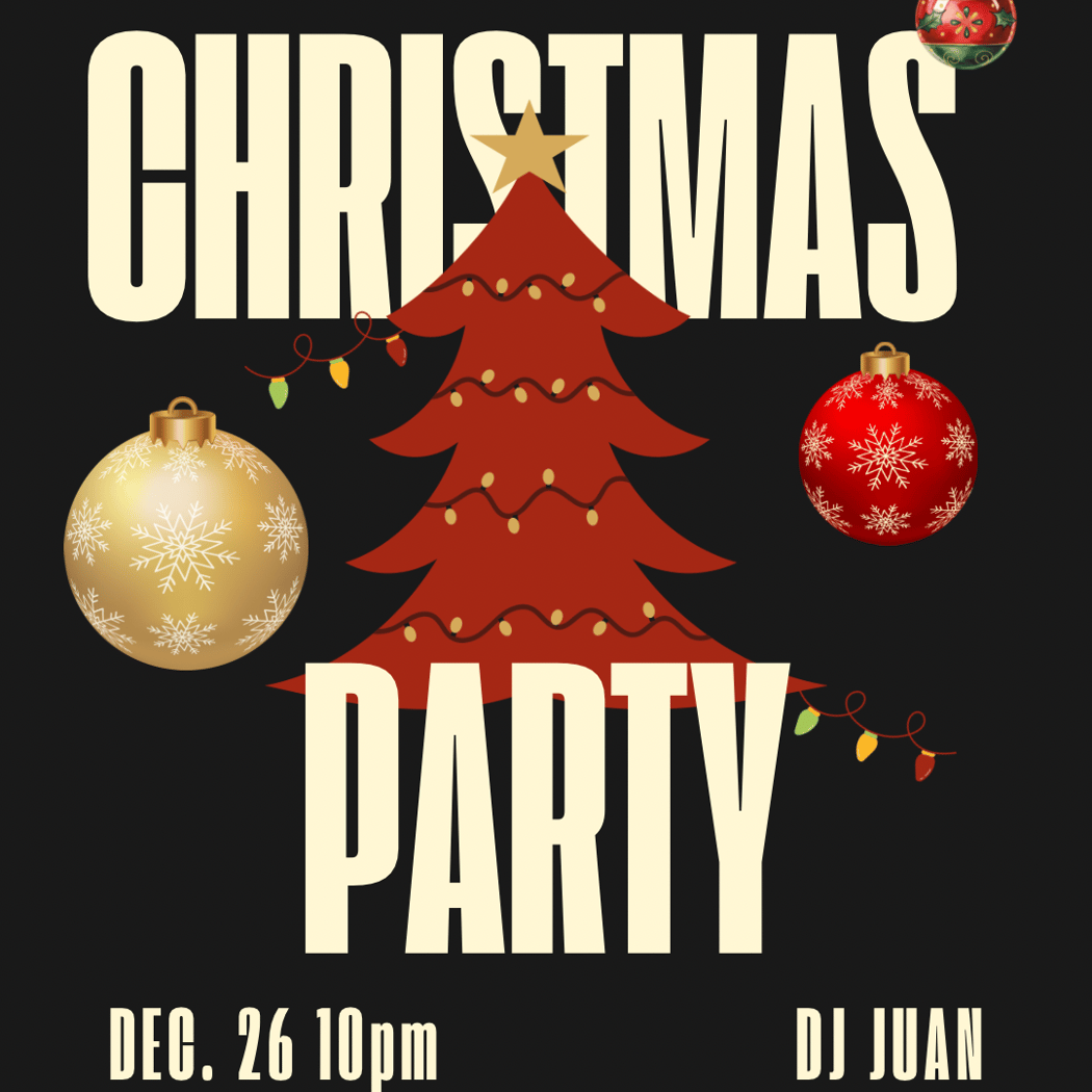 CHRISTMAS PARTY WITH DJ JUAN, HOUSE AFRO HOUSE 1