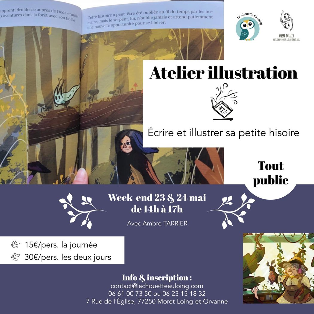 Atelier illustration, avec Ambre 1
