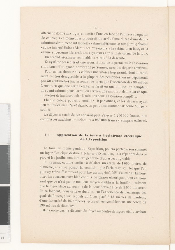 1887. La tour Eiffel, La convention de construction 3