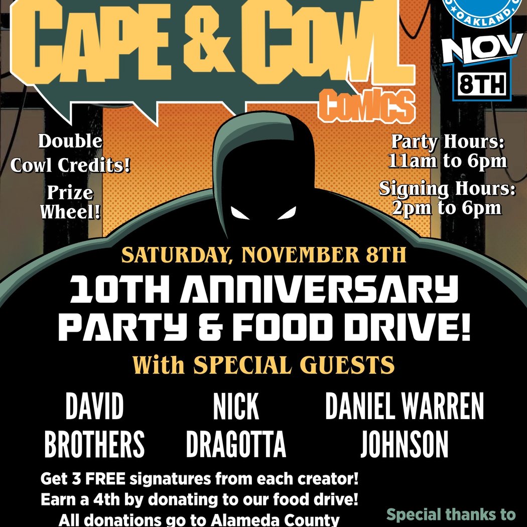 10 Year Anniversary Party & Food Drive 1