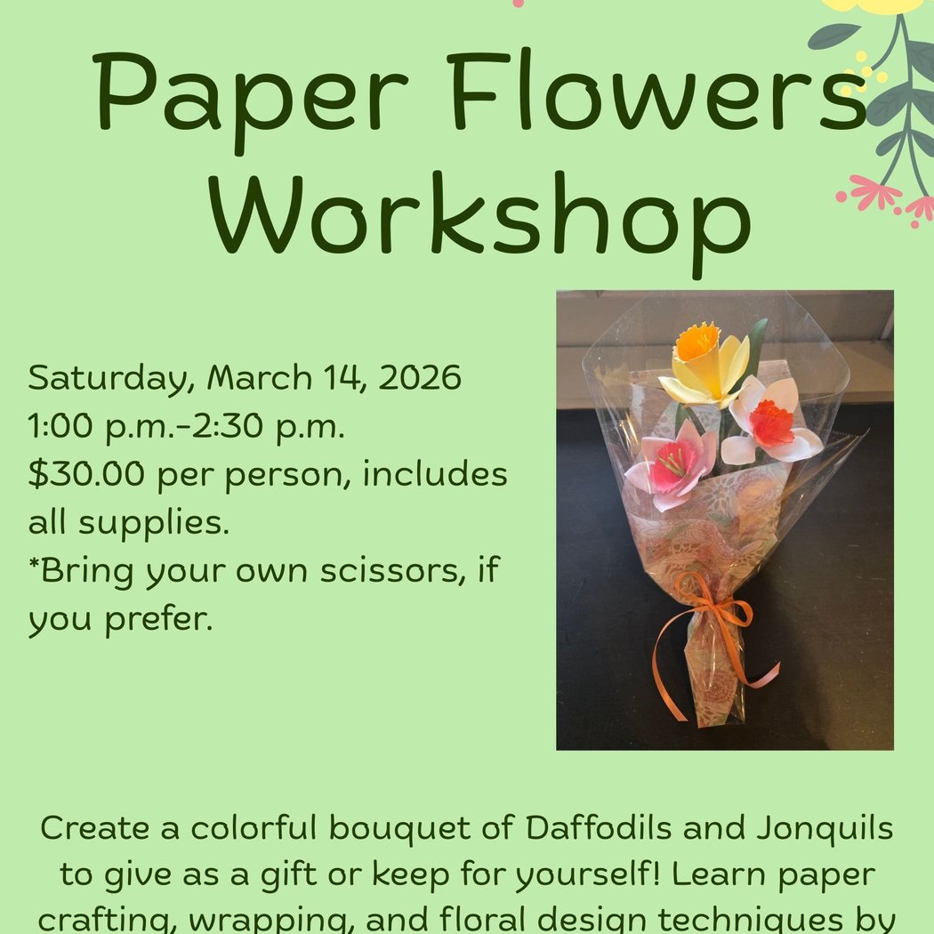 Paper Flowers Workshop 1