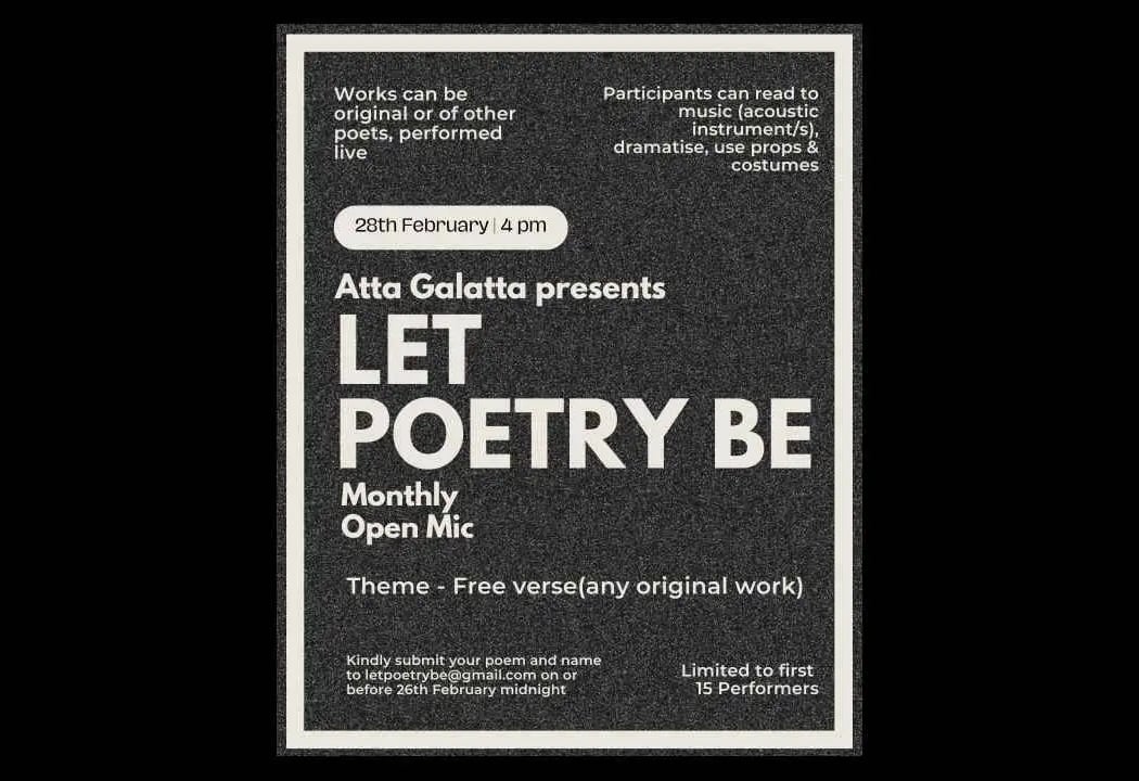 Let Poetry Be 1