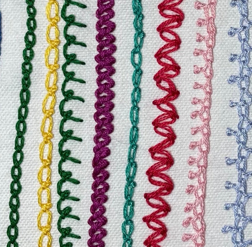 Embroidery Foundations - Back Stitches 1