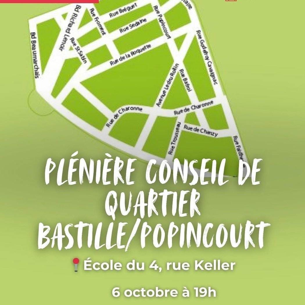 PLÉNIÈRE CONSEIL DE QUARTIER BASTILLE/POPINCOURT 1