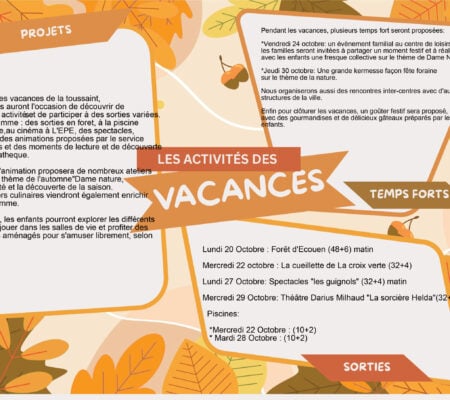 Programme Vacances d'octobre 2025 1