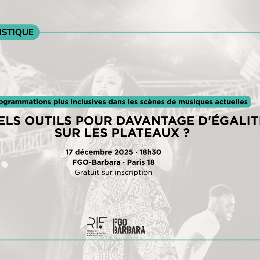 Programmations plus inclusives dans les scènes de musiques actuelles 1