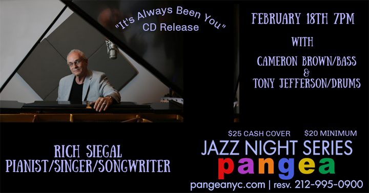 Pangea Jazz Night Series: Rich Siegal 1