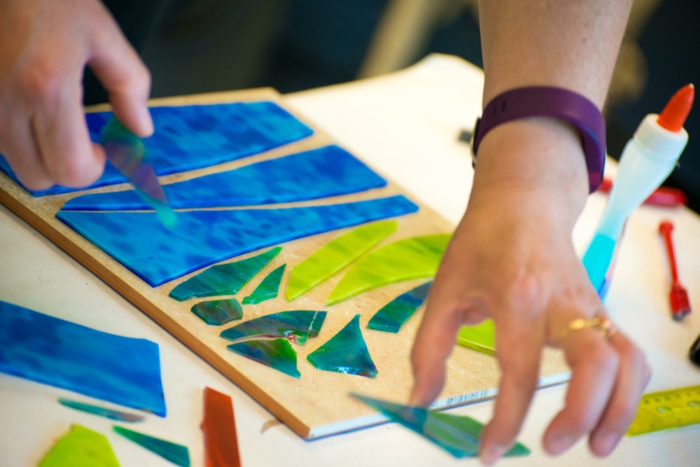 Intro to Stained Glass: Strip Panels Workshop 3