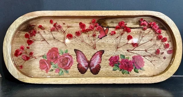 Resin Oval Tray 1