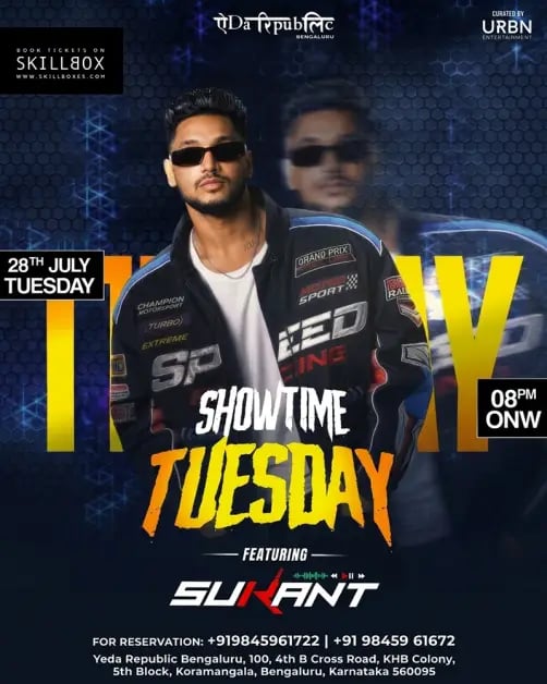 SHOWTIME TUESDAY FT. DJ SUKANT 1