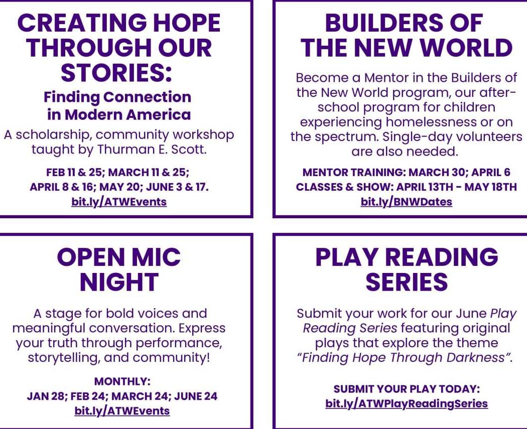 Call for Submissions: 2026 Spring Play Reading Series 1
