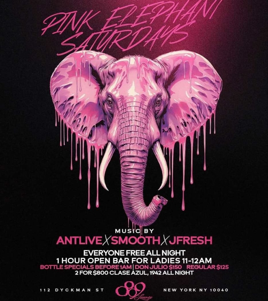 809 Lounge Saturdays and Pink Elephant Saturdays 1