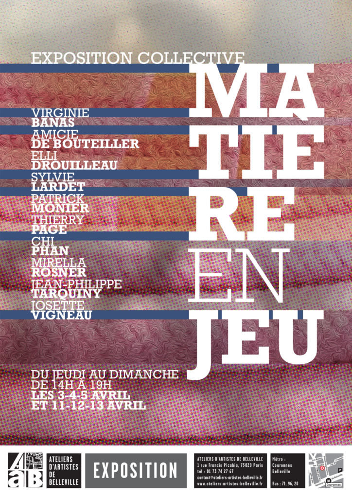 Matière en jeu - Exposition collective 1