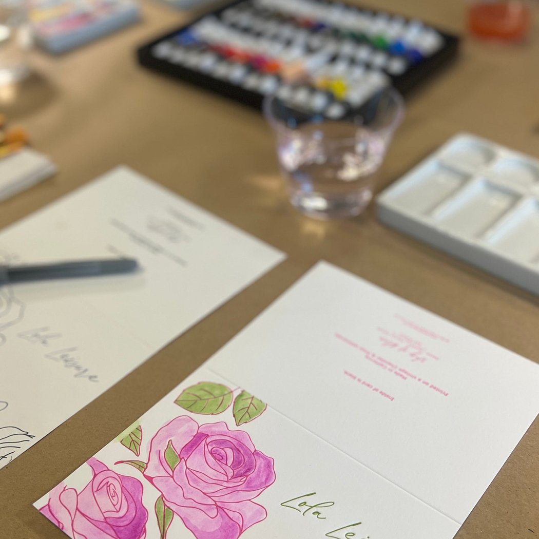 Letterpress Printing & Painting: Make Your Own Stationery 1