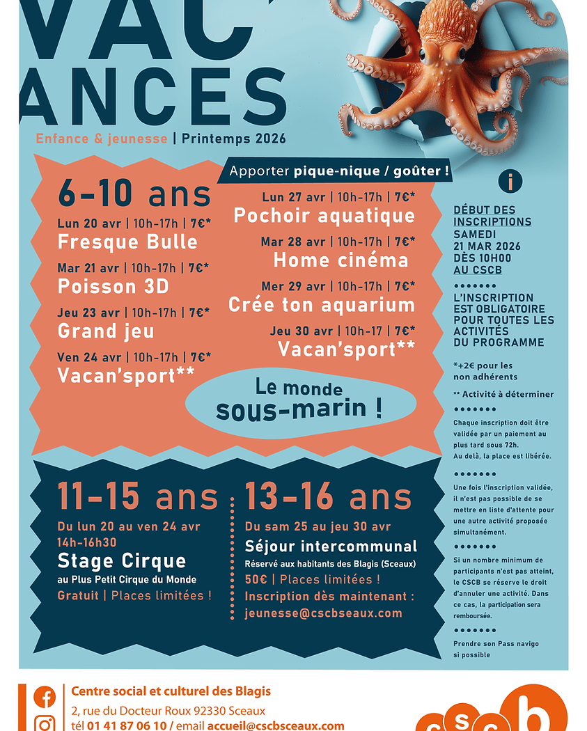 Vacances printemps jeunesse 1