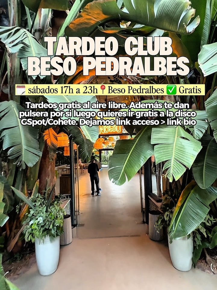 Tardeo Club Beso Pedralbes
