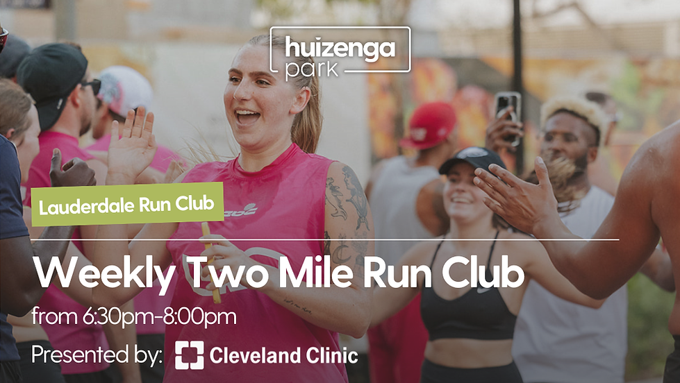 Huizenga Park Weekly Two Mile Run Club