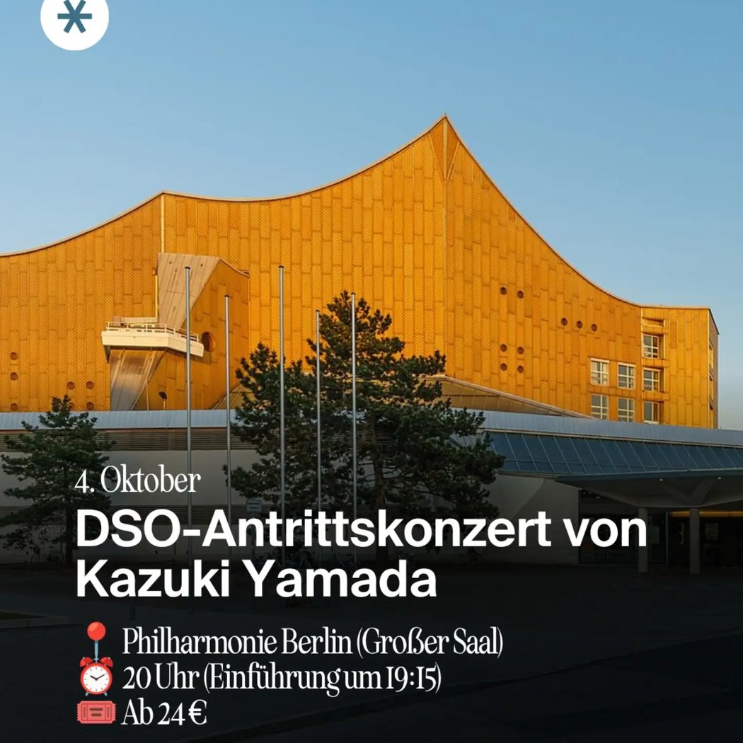 DSO-Antrittskonzert von Kazuki Yamada