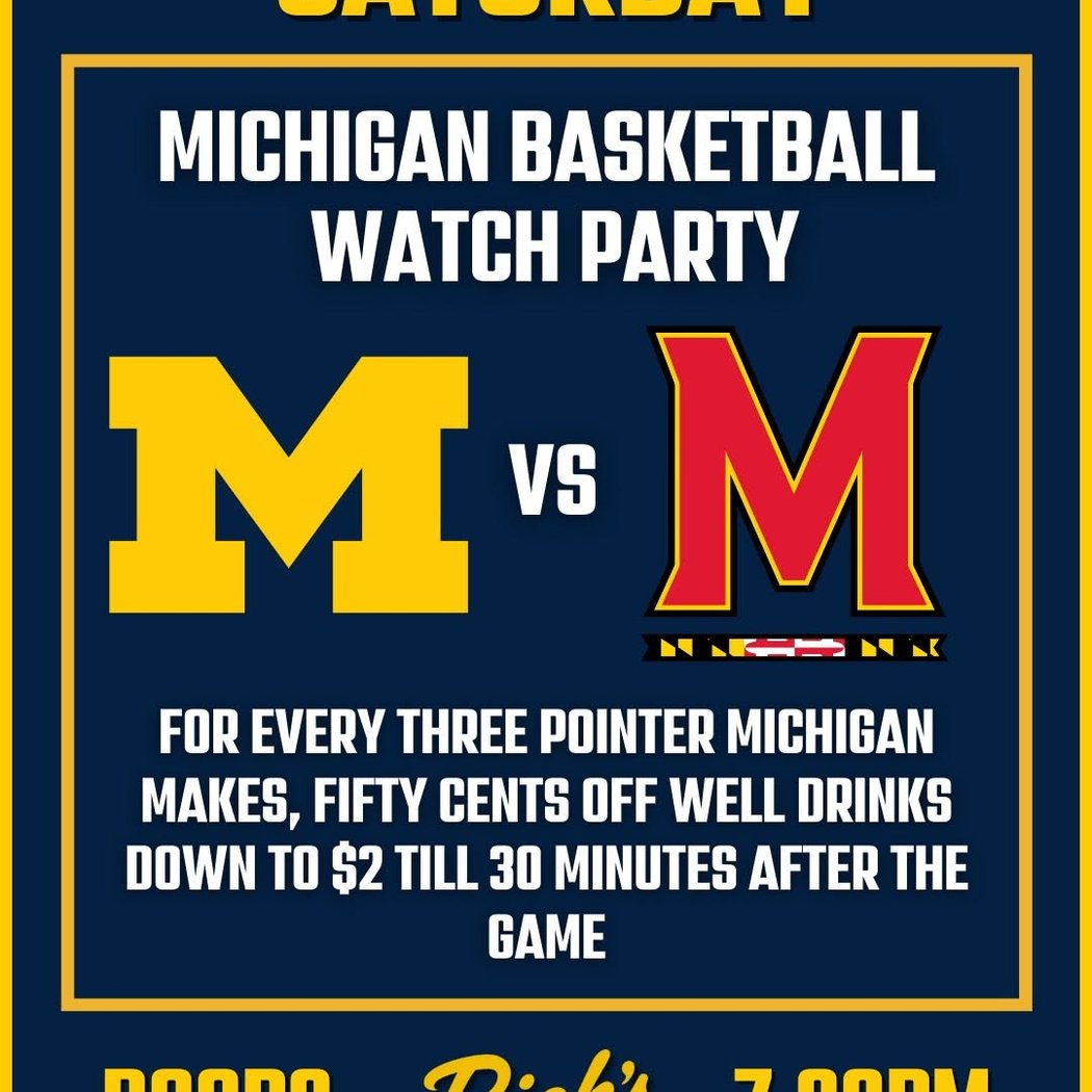 Michigan Basketball Watch Party 1