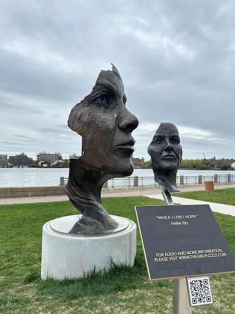 The Girl Puzzle Monument Honoring Nellie Bly 2
