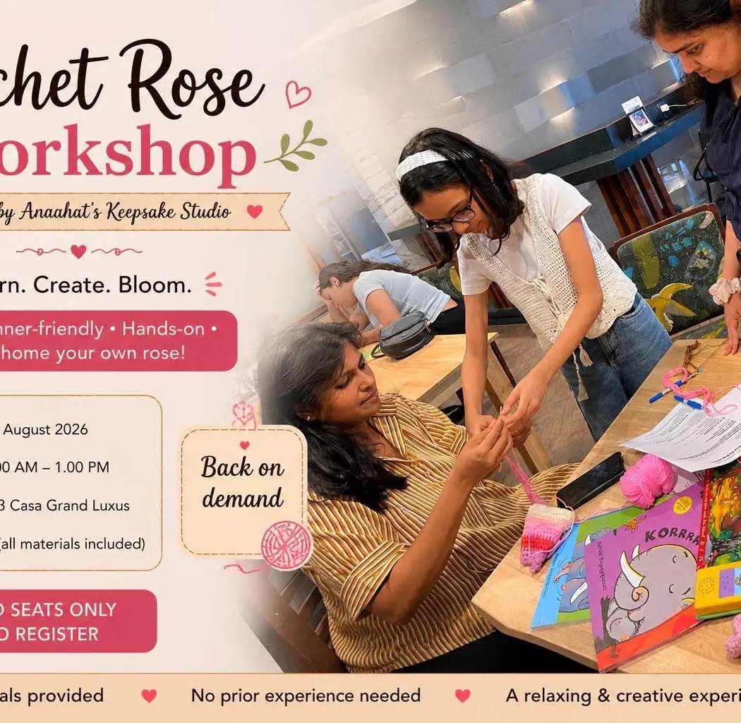 Crochet Workshop - Making a Rose 1