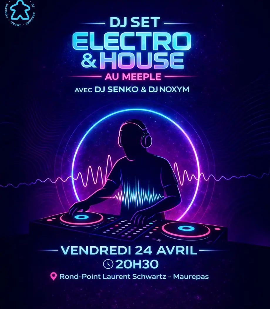 DJ Set Electro & House au Meeple 1