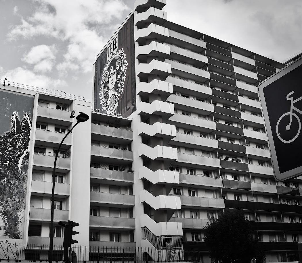 Fresque "Liberté, Égalité, Fraternité" de Shepard Fairey (Obey) 3