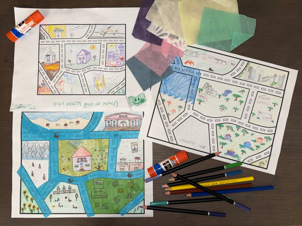 Mapping Our Identity: Stamp Making 1