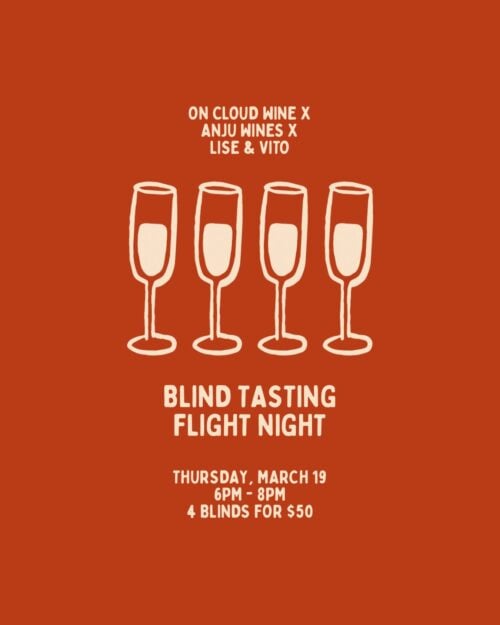Blind Tasting Flight Night 1