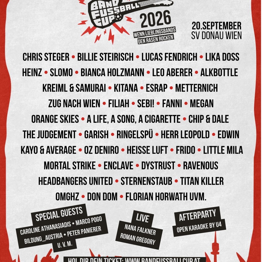 Band Fußball Cup 2026