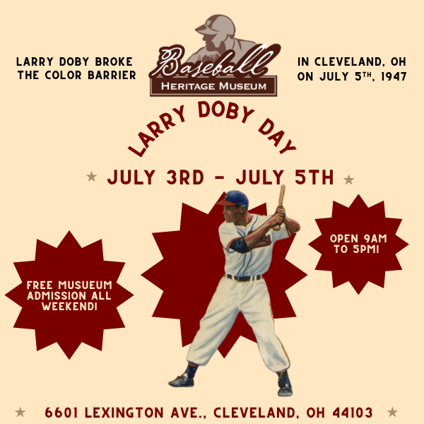 Larry Doby Day at League Park 1
