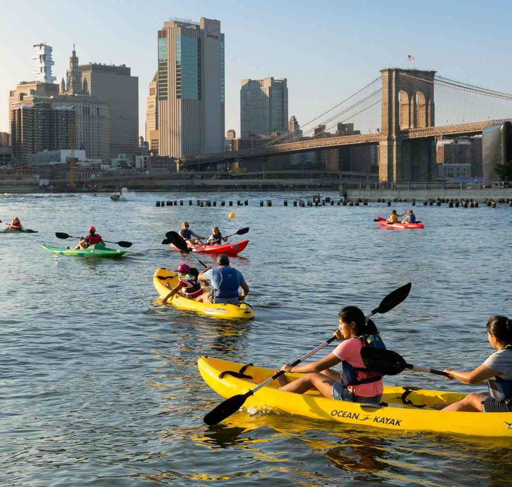 Kayaking at Brooklyn Bridge Park