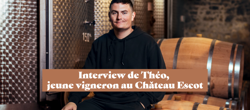 Interview de Théo, jeune vigneron au Château Escot 1