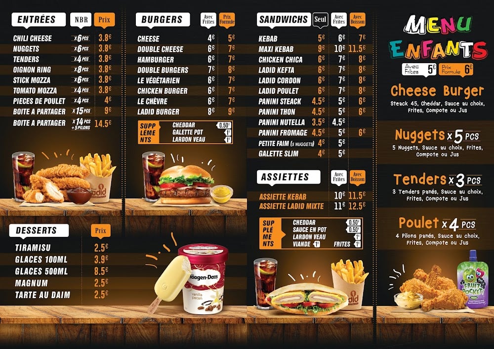Restaurant Food Ladid (Kebab,Tacos, Burger...) 2