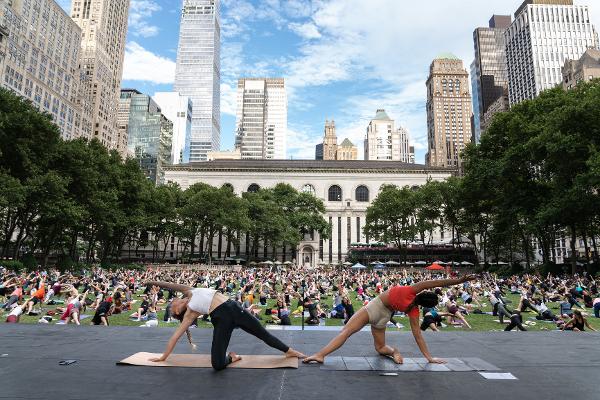 Bryant Park Yoga 1