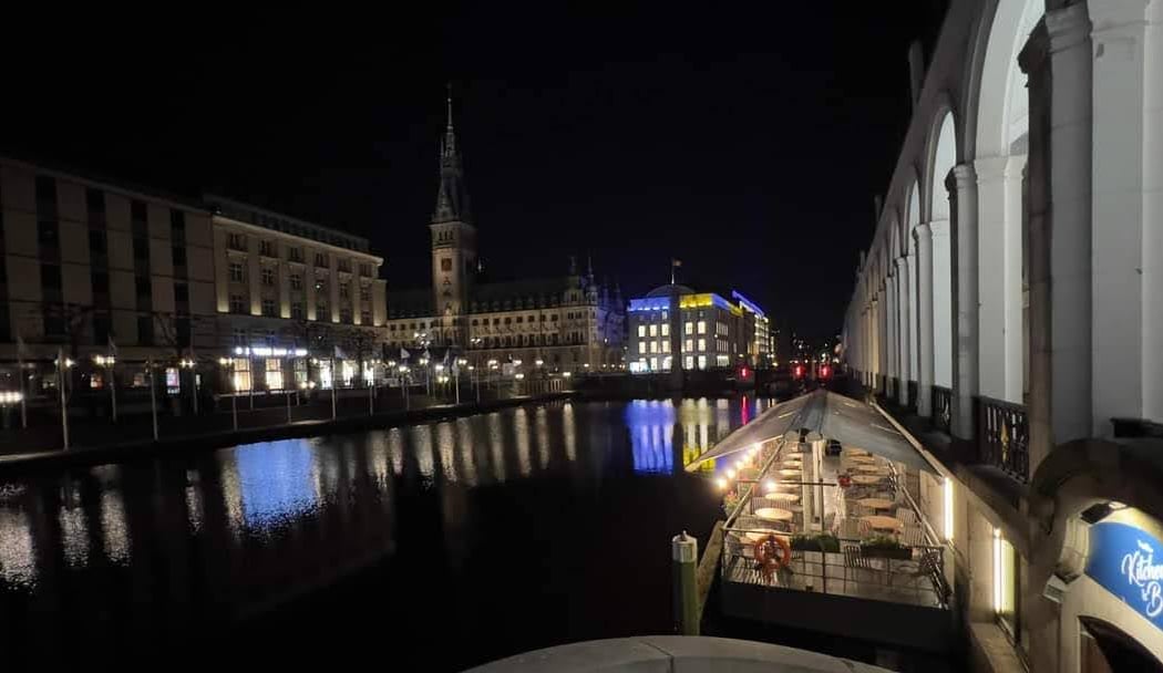 Interims/Wall Festival Lichtinstallationen von Michael Batz