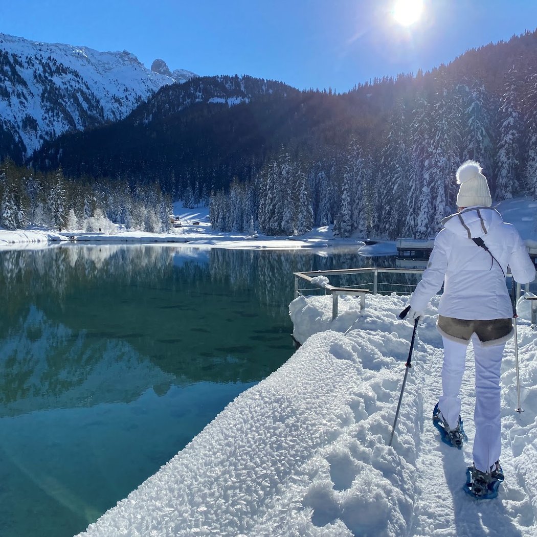 RANDO RAQUETTE COURCHEVEL AVEC LAURENCE NATUR'ELLE RANDO 1