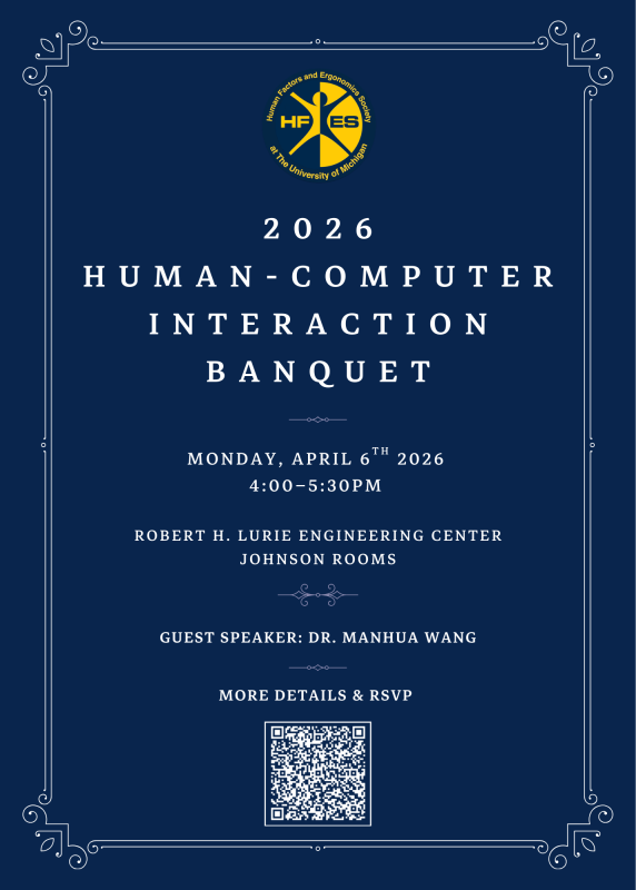 U-M HFES Human-Computer Interaction Banquet 1