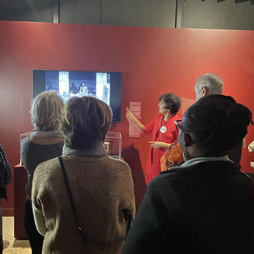 Visite de l'exposition Bénin aller-retour. Regards sur le Dahomey de 1930 1