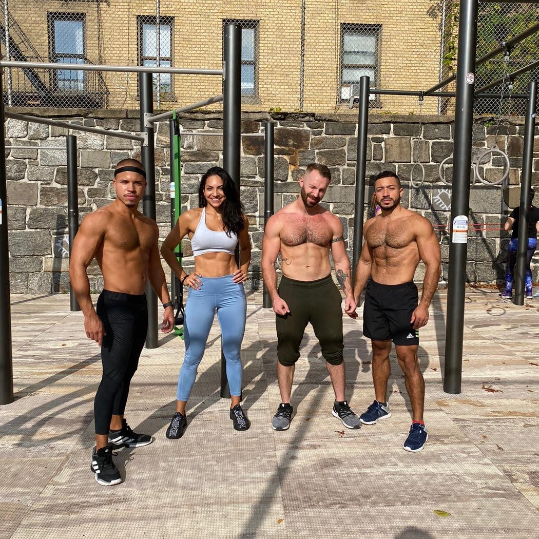 Outdoor Calisthenics Gym at J. Hood Park 1