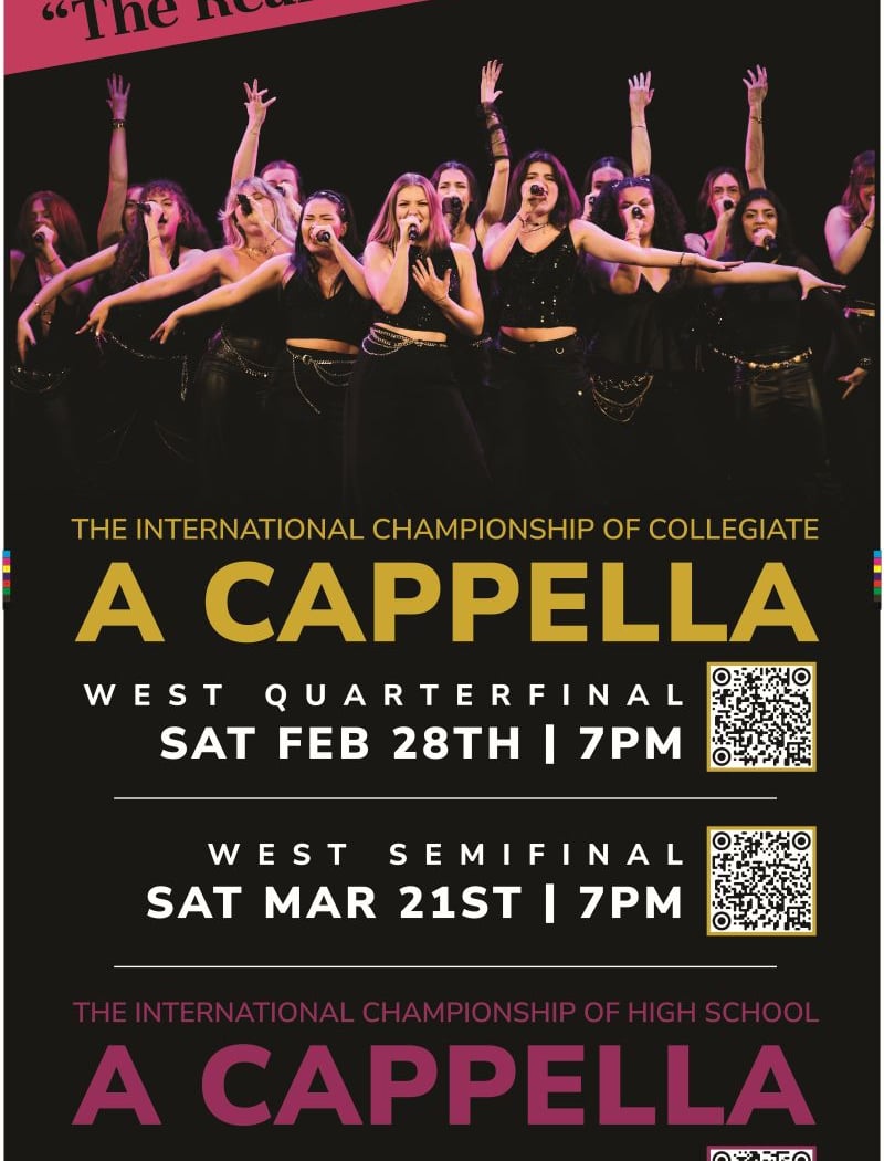 2026 International Championship of Collegiate A Cappella (ICCA) West Quarterfinal 1