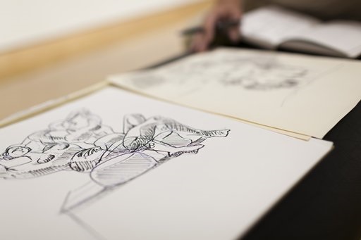 Sketching in the Galleries 3